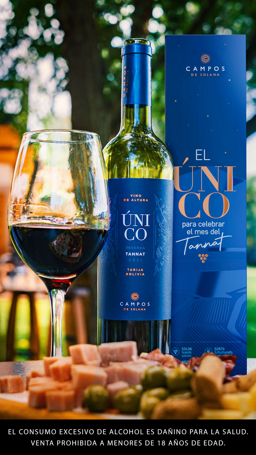 Único el vino ideal para celebrar el mes del Tannat Bolivia Nueva