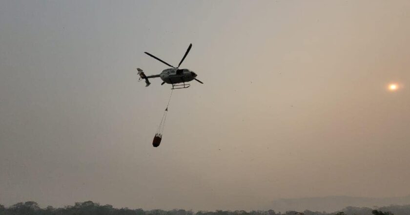 Bolivia baja de 21 a 8 los incendios en una semana, la mayoría está en el norte de La Paz