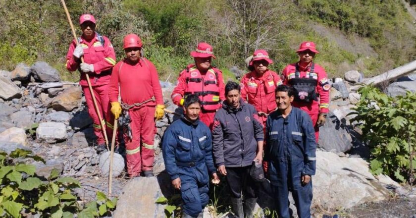 Tres hombres extraviados en Inquisivi sobrevivieron siete días comiendo hierbas y bebiendo agua del río