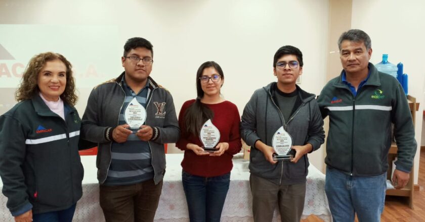 Empacar reconoce el espíritu innovador de estudiantes bolivianos que ganaron el Recycling Rush