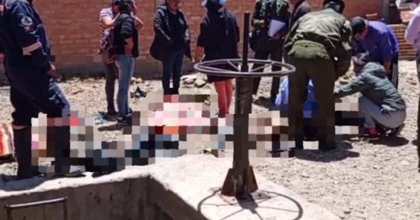 Cuatro personas mueren dentro de una “bomba” de aguas residuales de Oruro