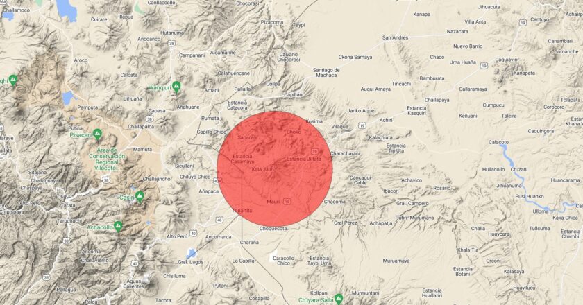 El Observatorio San Calixto reporta sismo de 5,6 grados en el departamento de La Paz