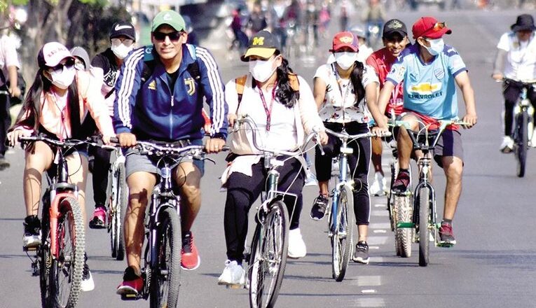 La Gobernación, Cochabamba y Sacaba alistan caravanas de bicicletas