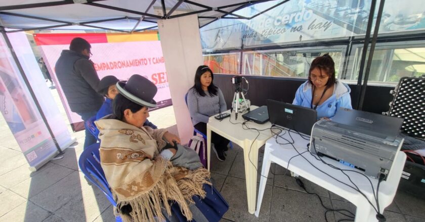 El Serecí habilita dos ‘megacentros’ de empadronamiento en El Alto y La Paz