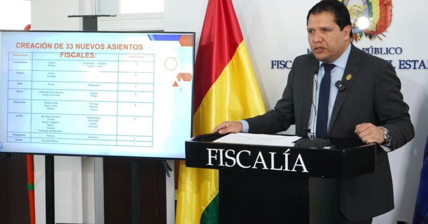 Durante la gestión de Lanchipa se logró 446 ítems que permitieron la creación de 33 nuevos Asientos Fiscales y consultorios forenses