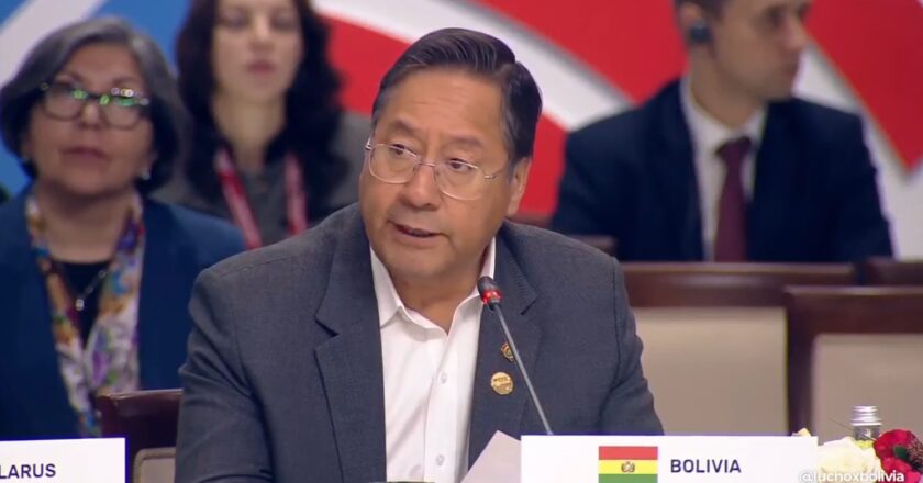 En cumbre en Kazán, Arce subraya afinidad de Bolivia con propuestas y compromisos de los países BRICS