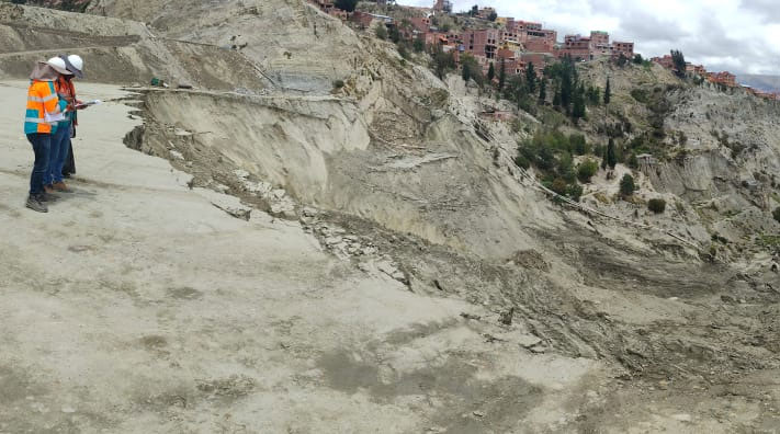 Mazamorra: Alcaldía de Achocalla niega haber autorizado los movimientos de tierra