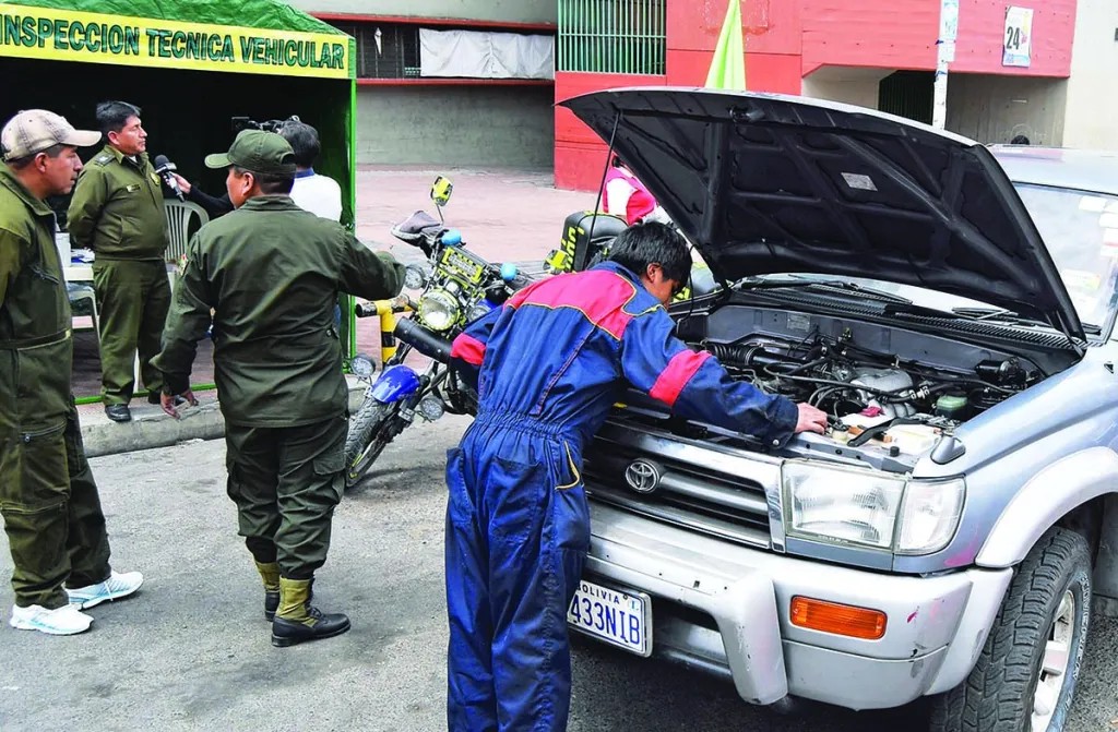 inspección técnica vehicular