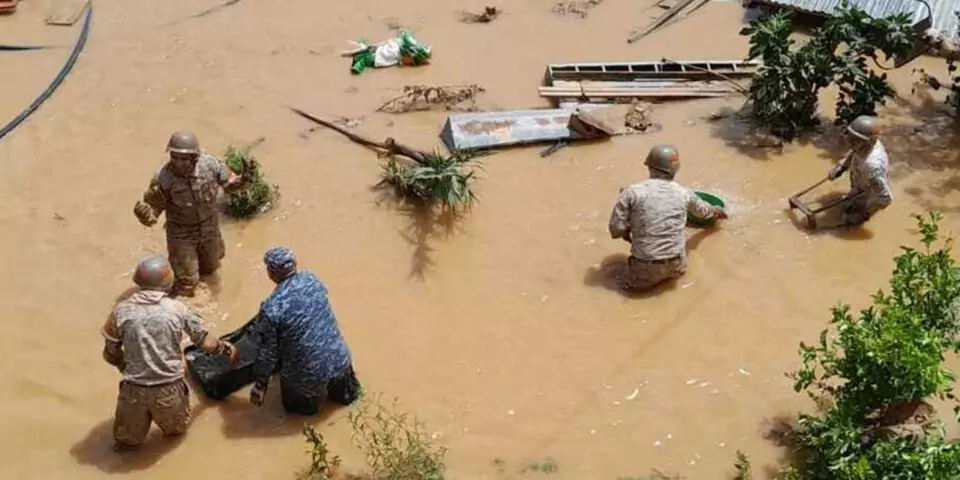 emergencia por las lluvias en Bolivia