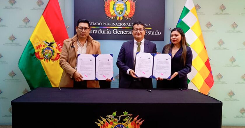 Procuraduría General y Tribunal Agroambiental firman convenio de cooperación para fortalecer la Defensa de la Madre Tierra